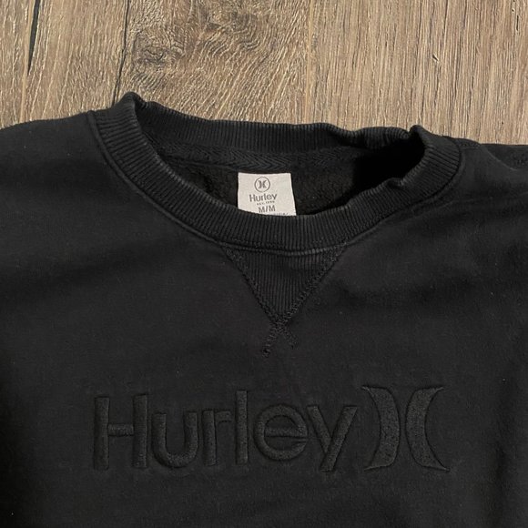 Hurley Black Crewneck (Size M) - Picture 2 of 3